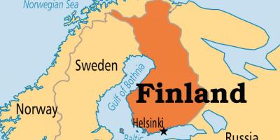 نقشہ کے ہیلسنکی فن لینڈ